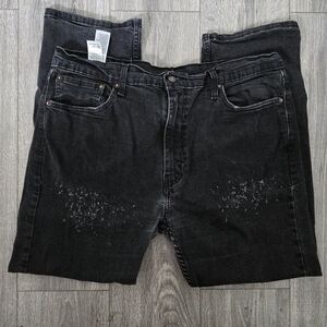 Levi's 505 Men's Regular Blk 40Wx30L Jeans Black Tag